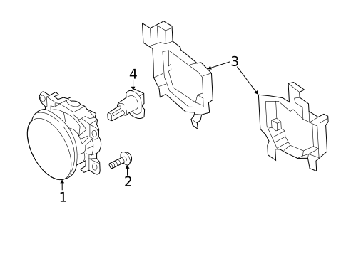Fog Lamps for 2019 Smart EQ fortwo #0