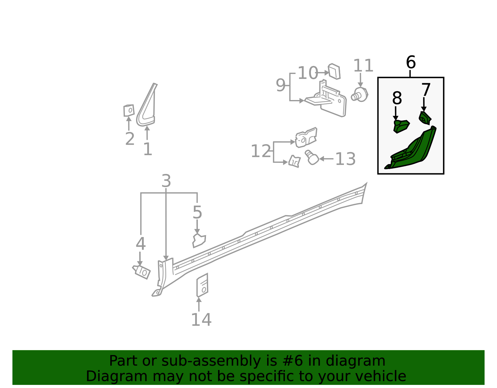 25876757 Rocker Panel Guard - Protects Against Road Debris 25879277 | AutoNation ...