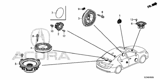 Speaker for 2017 Acura TLX #0