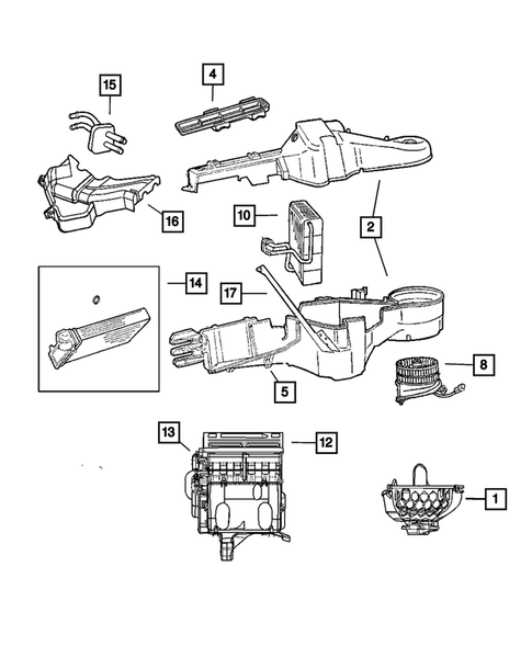 Air Conditioner and Heater Units for 2001 Dodge Caravan #0