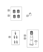68206637AA - Wheels: Tire Pressure Sensor Nut for Ram: 3500 Image