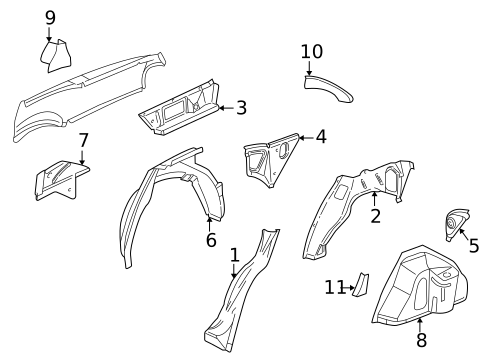 Inner Structure for 2004 Buick Park Avenue #0