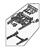 4K0881105K - Body: Seat Frame for Audi Image