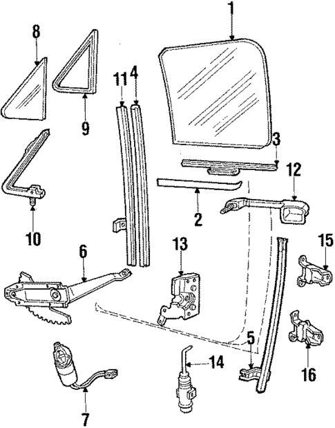 Front Door for 1986 Ford Bronco #0