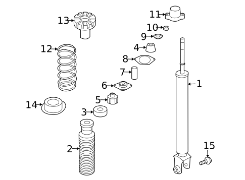 Struts & Components for 2005 INFINITI G35 #1