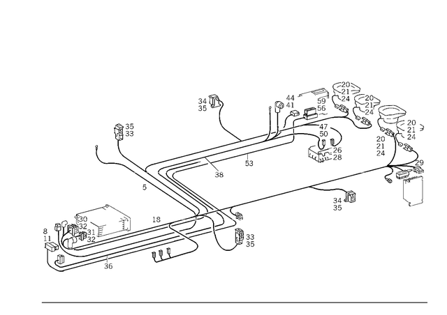2025409809 - Electrical System: Electric Line for Mercedes-Benz: C220, C230, C280, C43 AMG Image image