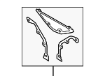 11141439717 - Engine: Lower Timing Cover Gasket for BMW: 545i, 550i, 645Ci, 650i, 745i, 745Li, 750i, 750Li, Alpina B7, X5 Image