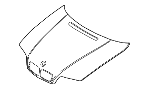 41618238461 - 1999-2001 BMW Hood (41-61-8-238-461) | BMW of South ...