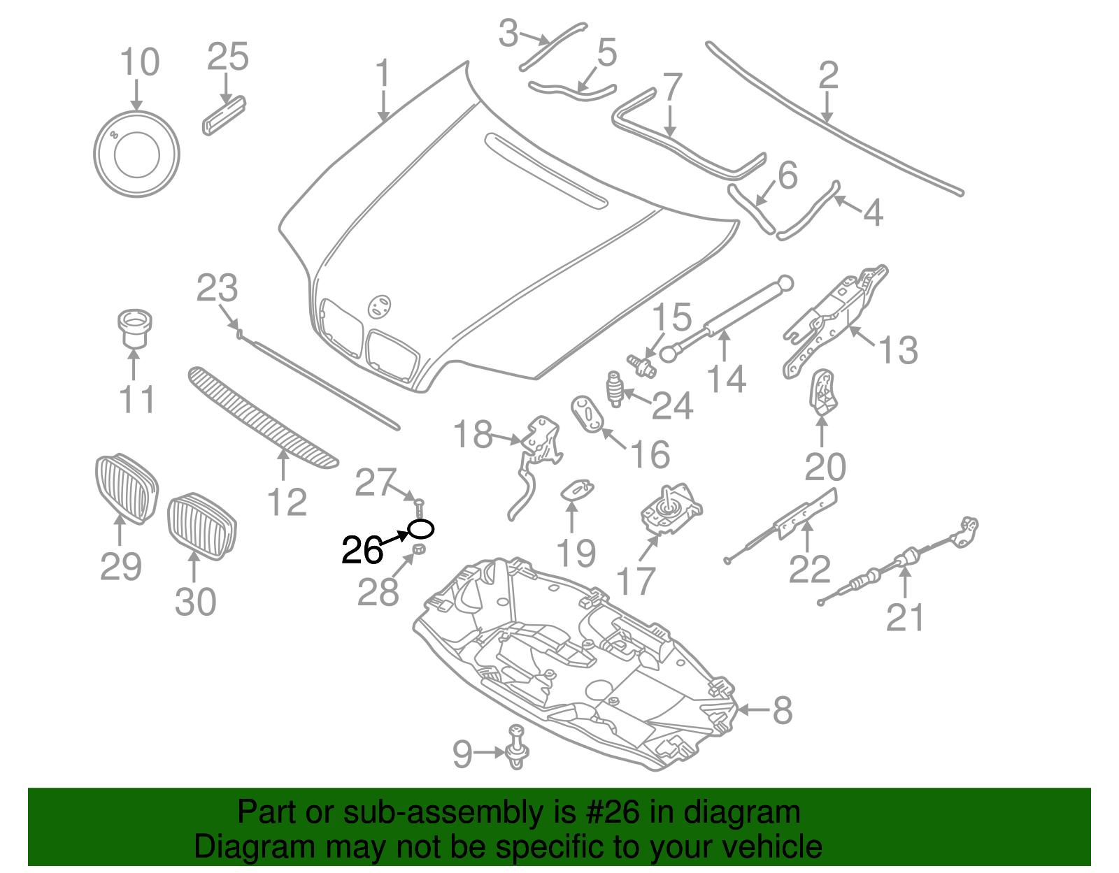 Adjuster - BMW (51718208927)