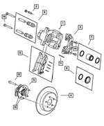 4721354AD - : Brake Hub And Bearing for Chrysler: Pacifica Image