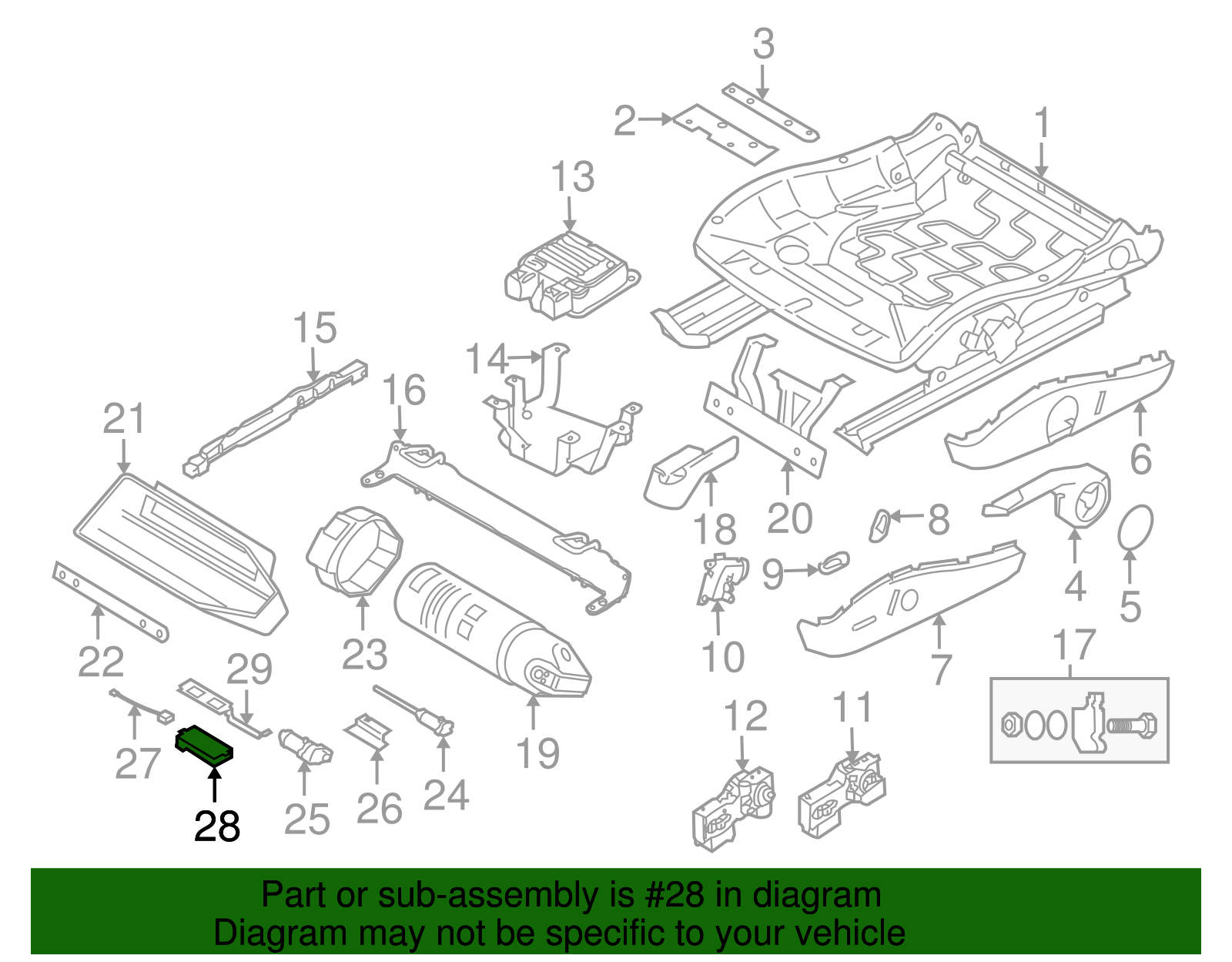 Power Seat Control Module - Porsche (997-618-537-07)