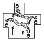 4N0505235BB - Suspension: Suspension Cross-member for Audi Image