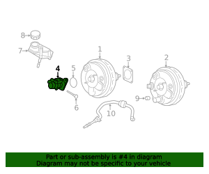 Brake Master Cylinder - OEM Pressure Unit for Volvo | AutoNation Parts