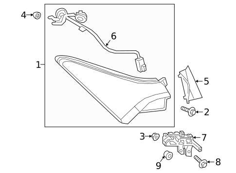 Combination Lamps for 2019 Toyota Avalon #0