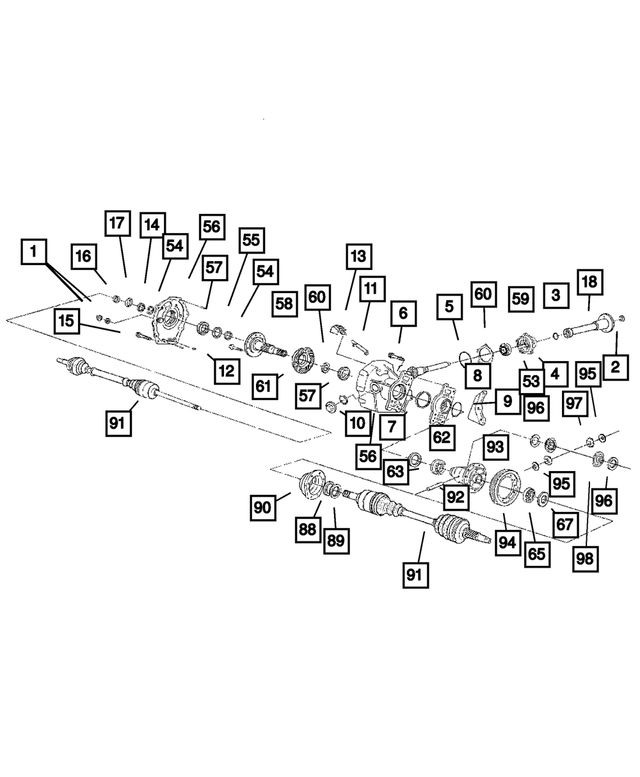 6500511 - Power Transfer Unit AWD: Flange Head Screw for Mopar Image