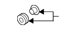 3B9998754 - Body: Wiper Motor Bushing Kit for Audi Image