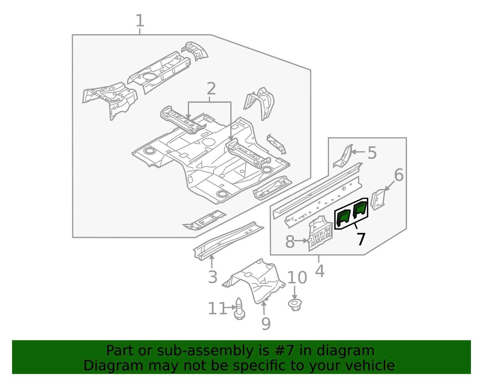 NE51-53-958 - Inner Reinforced - 2006-2015 Mazda MX-5 Miata