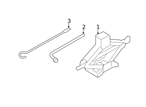 Jack & Components for 2019 Nissan Rogue #1