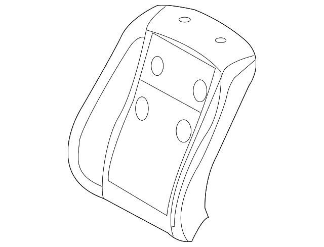 Seat Back Pad - BMW (52-10-7-018-834)