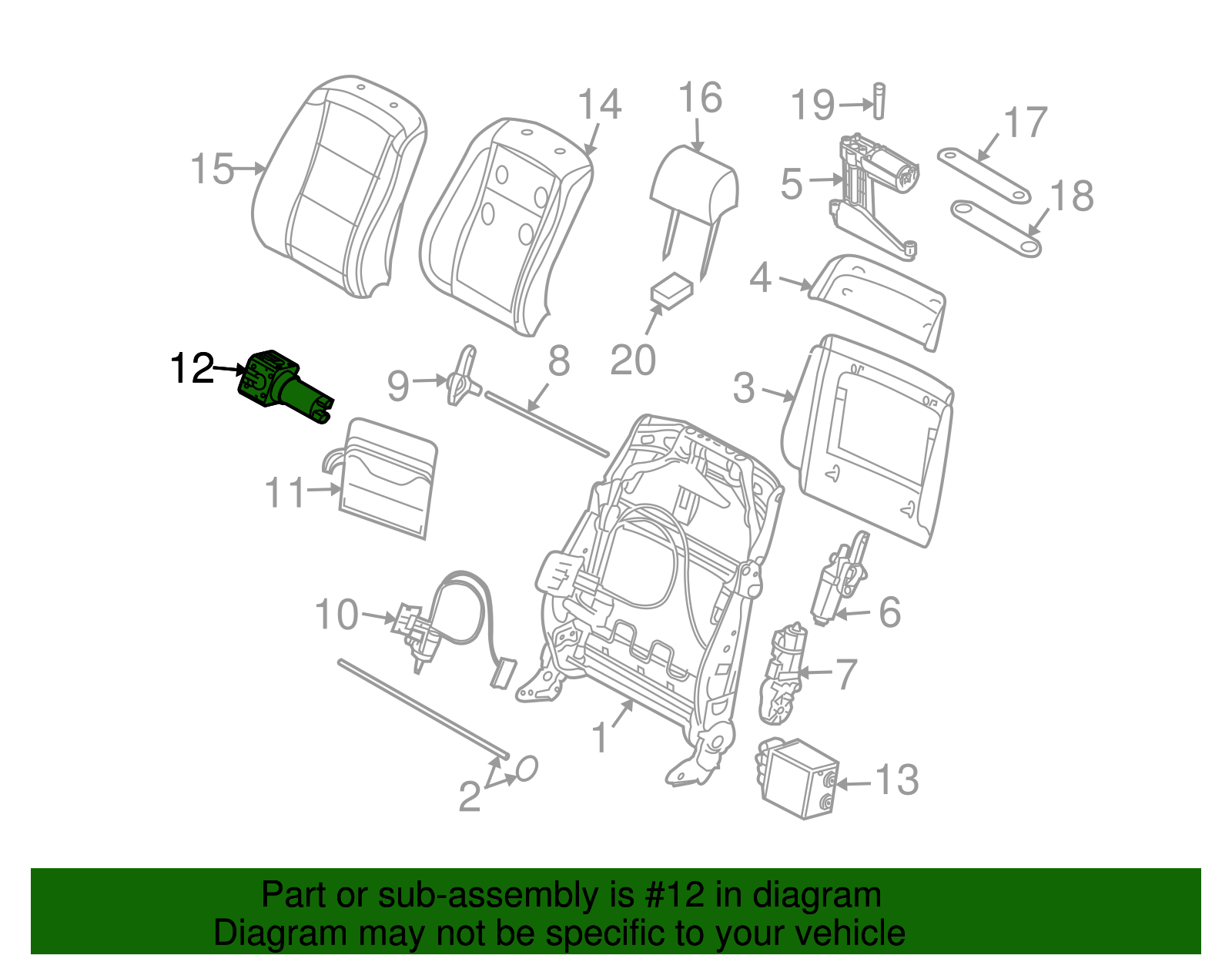 Lumbar Pump - BMW (52-10-7-039-192)