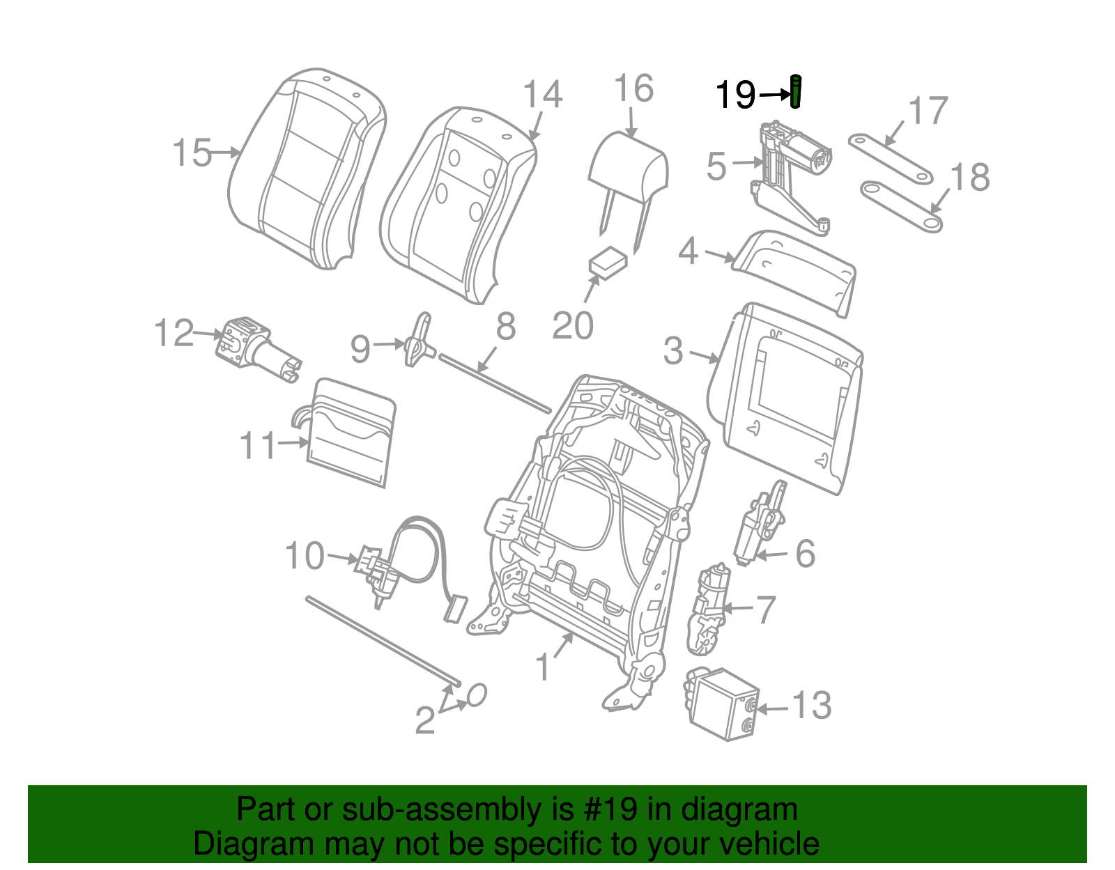 Headrest Guide - BMW (52-10-7-065-074)