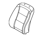 52107076645 - Body: Seat Back Cover for BMW: 525i, 525xi, 528i, 528i xDrive, 528xi, 530i, 530xi, 535i, 535i xDrive, 535xi, 545i, 550i, M5 Image