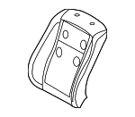 52107018834 - Body: Seat Back Pad for BMW: 525i, 525xi, 528i, 528i xDrive, 528xi, 530i, 530xi, 535i, 535i xDrive, 535xi, 545i, 550i, M5 Image