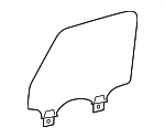 4657202900 - Body: Door Glass for Mercedes-Benz Image