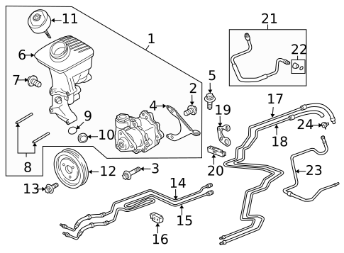 Pump & Hoses for 2013 Porsche 911 #0