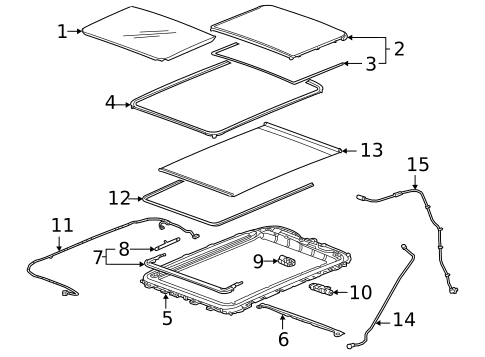 Sunroof for 2022 Chevrolet Suburban #0