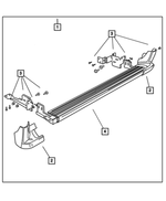 5010731AA - Mopar Accessories - Component Parts: Running Board End Cap for Mopar Image