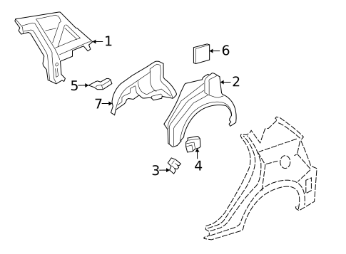 Inner Structure for 2010 Pontiac Vibe #0
