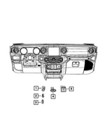 68718228AA - Electrical: Power Outlet Cap for Mopar Image