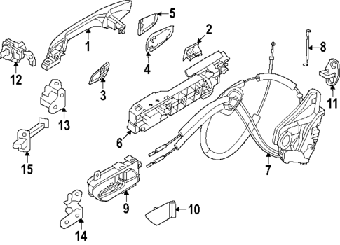 Lock & Hardware for 2025 Nissan Murano #1
