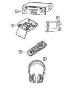 56038783AD - Instrument Panel and Radios and Consoles: Dvd Player for Mopar Image