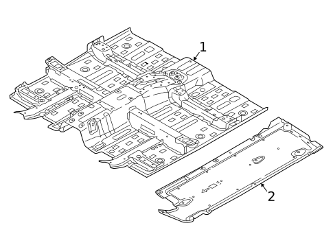 Floor & Rails for 2019 Hyundai Ioniq #0
