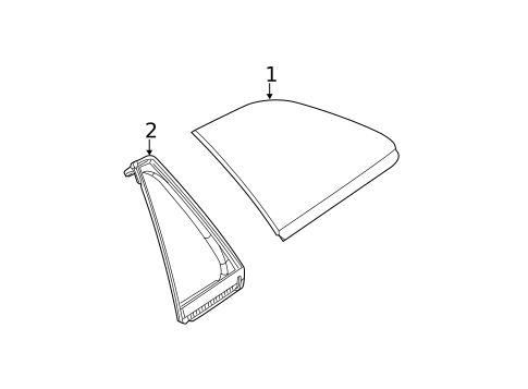 Glass & Hardware for 2009 Ford Edge #0