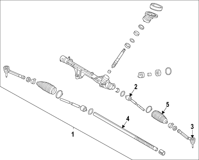 56531K5000 - : Rack And Pinion Rack Gear for Hyundai Image
