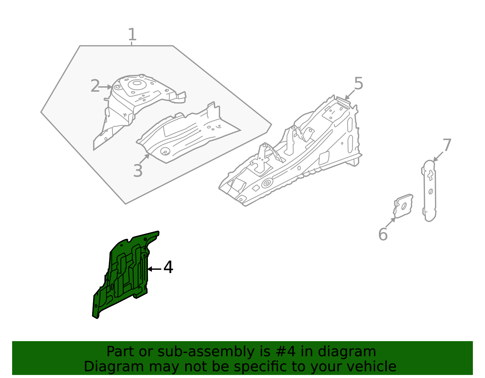 2022-2025 Nissan Pathfinder Fender Splash Shield 64838-6SA1A | OEM ...
