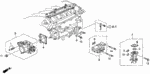 16016PM6005 - Engine: SCREW SET for Acura Image