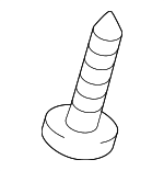 90101S2K000 - Steering: Lower Column Cover Screw for Honda: Clarity, Element, Odyssey Image