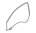 51337955248 - Body: Door Glass for BMW: 430i Gran Coupe, 430i xDrive Gran Coupe, i4, M440i Gran Coupe, M440i xDrive Gran Coupe Image