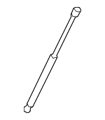 54347190668 - Body: Tension Rod for BMW: 128i, 135i, 135is Image