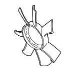 1711065D00 - Cooling System: Fan Blade for Suzuki Image