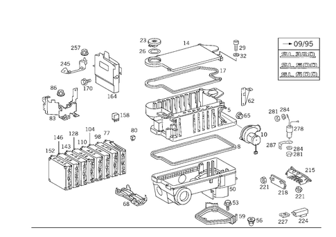Apparatus Case and Control Units for 1992 Mercedes-Benz 500SL #2