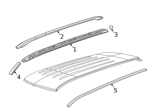 Exterior Trim - Roof for 2021 Jeep Compass #1