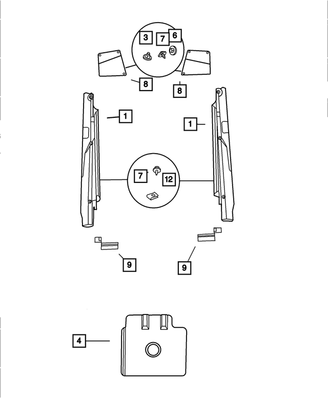 5290160AB - Exhaust: Heat Shield, Right for Mopar Image image