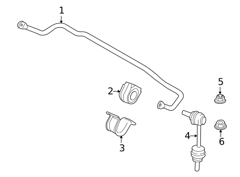 Stabilizer Bar & Components for 2011 BMW X6 #1
