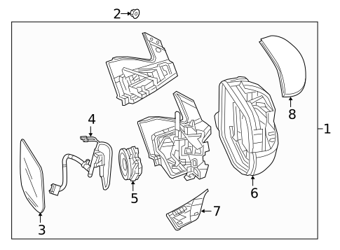Mirrors for 2019 Honda Ridgeline #0