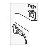 8S4Z5427886A - Body: Inner Wheelhouse for Ford: Focus Image image